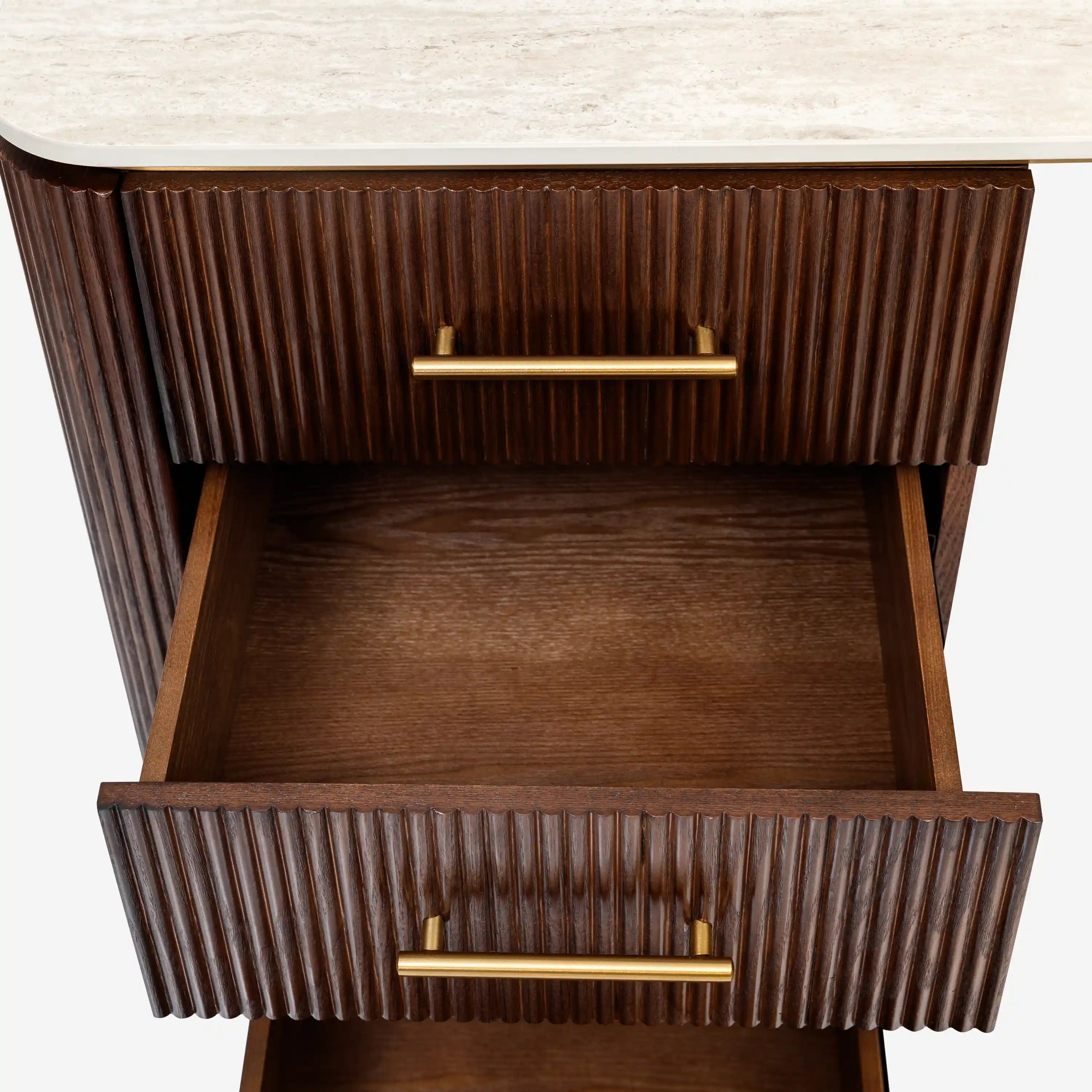 San Pierre Study Desk - Dark Brown